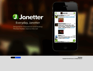 janetter.net screenshot