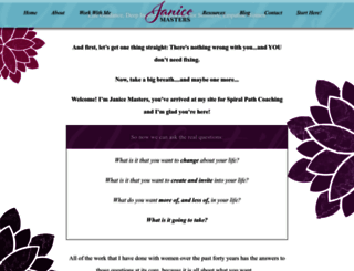 janicemasters.com screenshot