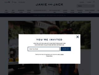 janie-and-jack.com screenshot
