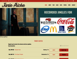janiefricke.com screenshot