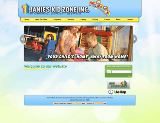 janieskidzone.com screenshot