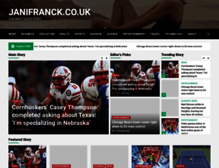 janifranck.co.uk screenshot