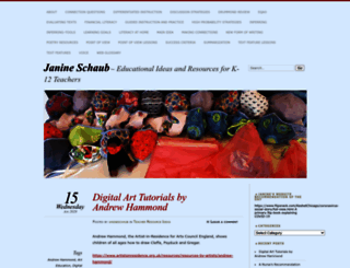 janineschaub.wordpress.com screenshot