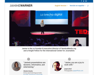 janinewarner.com screenshot
