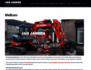 janjansen-grondwerken.nl screenshot