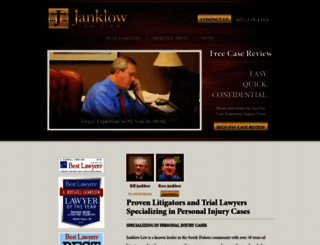 janklowlaw.com screenshot