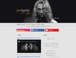 jankopecny.cz screenshot