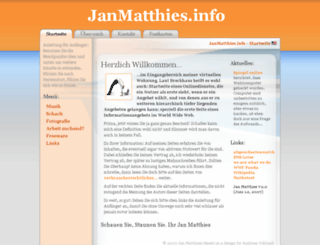 janmatthies.info screenshot