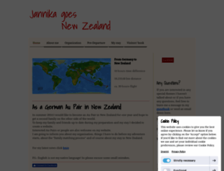 jannikagoesnewzealand.jimdo.com screenshot