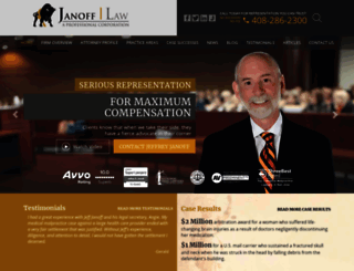 janofflaw.com screenshot
