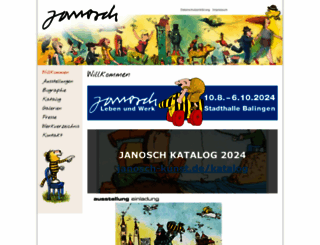 janosch-radierungen.de screenshot