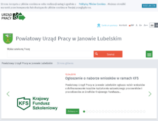 janow.pup.gov.pl screenshot