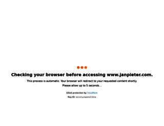 janpieter.com screenshot