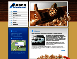 jansen-tischlerei.de screenshot