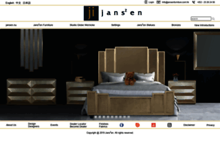 jansenfurniture.com.hk screenshot