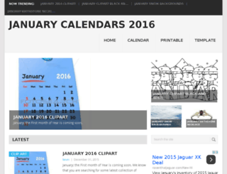 januarycalendars2016.com screenshot