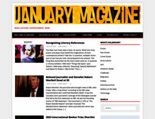 januarymagazine.com screenshot