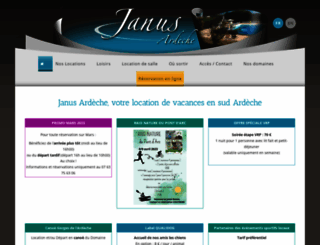 janus-ardeche.com screenshot