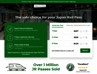 japan-rail-pass.com.au screenshot