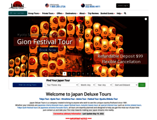 japandeluxetour.com screenshot