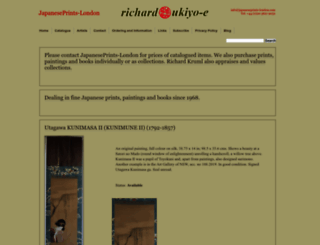 japaneseprints-london.com screenshot