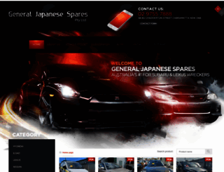 japanesespares.com.au screenshot