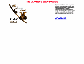 japaneseswordindex.com screenshot
