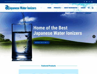 japanesewaterionizers.com screenshot