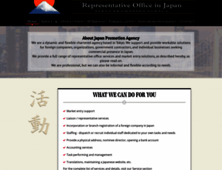 japanrepresentative.com screenshot