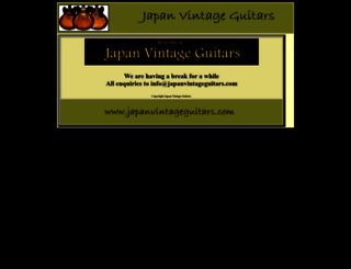 japanvintageguitars.com screenshot