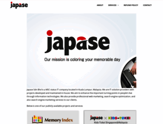 japase.com screenshot