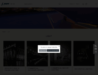 jaquarlighting.com screenshot