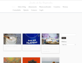 jardindelashesperides.com screenshot
