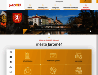 jaromer-josefov.cz screenshot