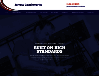 jarrow-coachworks.co.uk screenshot