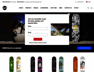 jartskateboards.com screenshot