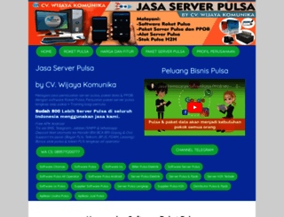 jasaserverpulsa.com screenshot