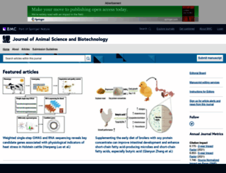 jasbsci.biomedcentral.com screenshot