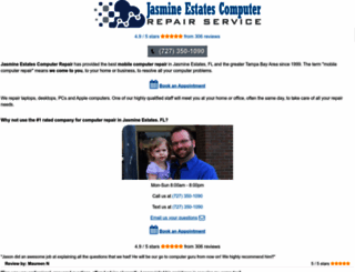 jasmineestatescomputerrepair.com screenshot