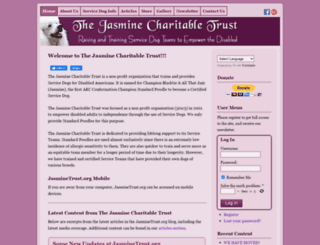 jasminetrust.org screenshot
