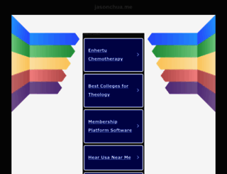 jasonchua.me screenshot