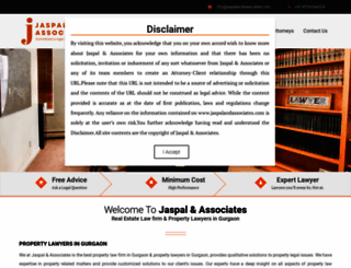 jaspalandassociates.com screenshot