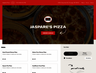 jasparespizzaportage.com screenshot