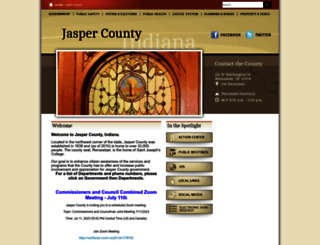 jaspercountyin.gov screenshot