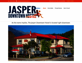 jasperdowntownhostel.ca screenshot