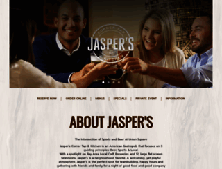 jasperscornertap.com screenshot