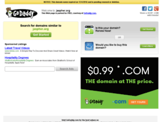 jaspher.org screenshot