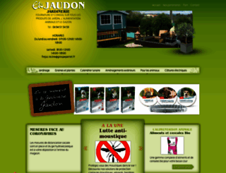 jaudon-jardinerie.com screenshot