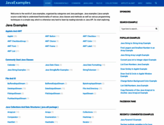 java-examples.com screenshot