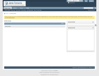 java-forums.org screenshot